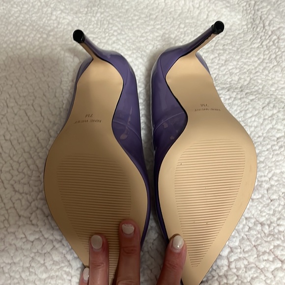 Nine West light purple heels - Picture 4 of 5